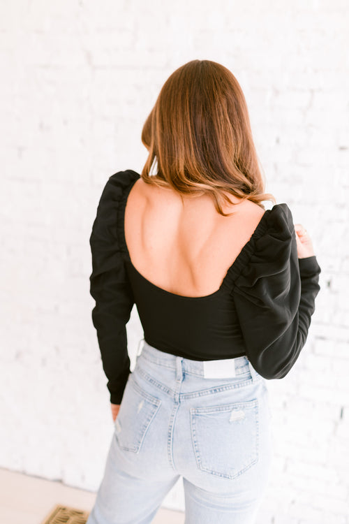Charlotte Puff Slv Corset Top