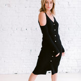 Harlow Cold Shoulder Sweater Dress