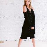 Harlow Cold Shoulder Sweater Dress
