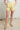 Nadia Yellow Pinstriped Shorts