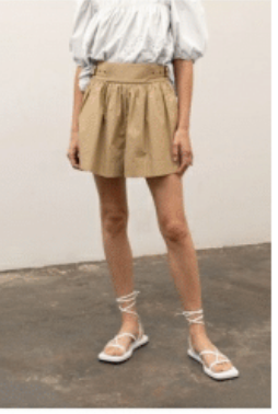 Summer Buckle Waist Shorts