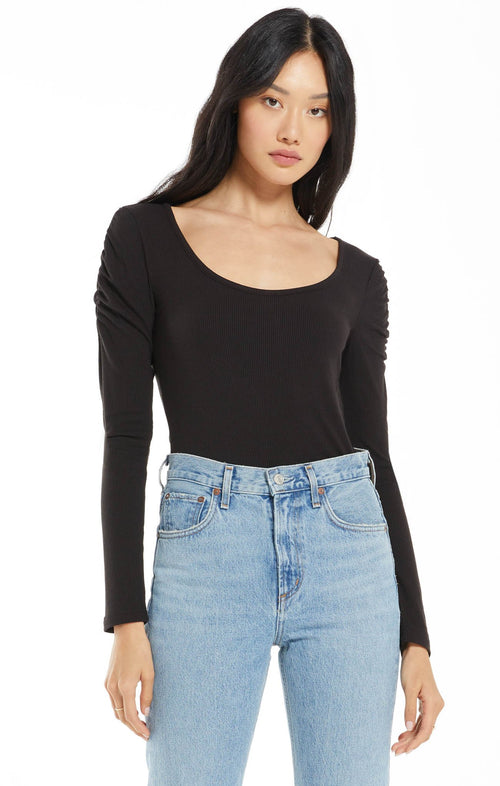 Claire Scoop Neck Top