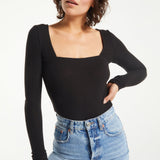 Alexis Marled Bodysuit