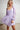 Clara Lavender Open Back Mini Dress