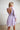 Clara Lavender Open Back Mini Dress
